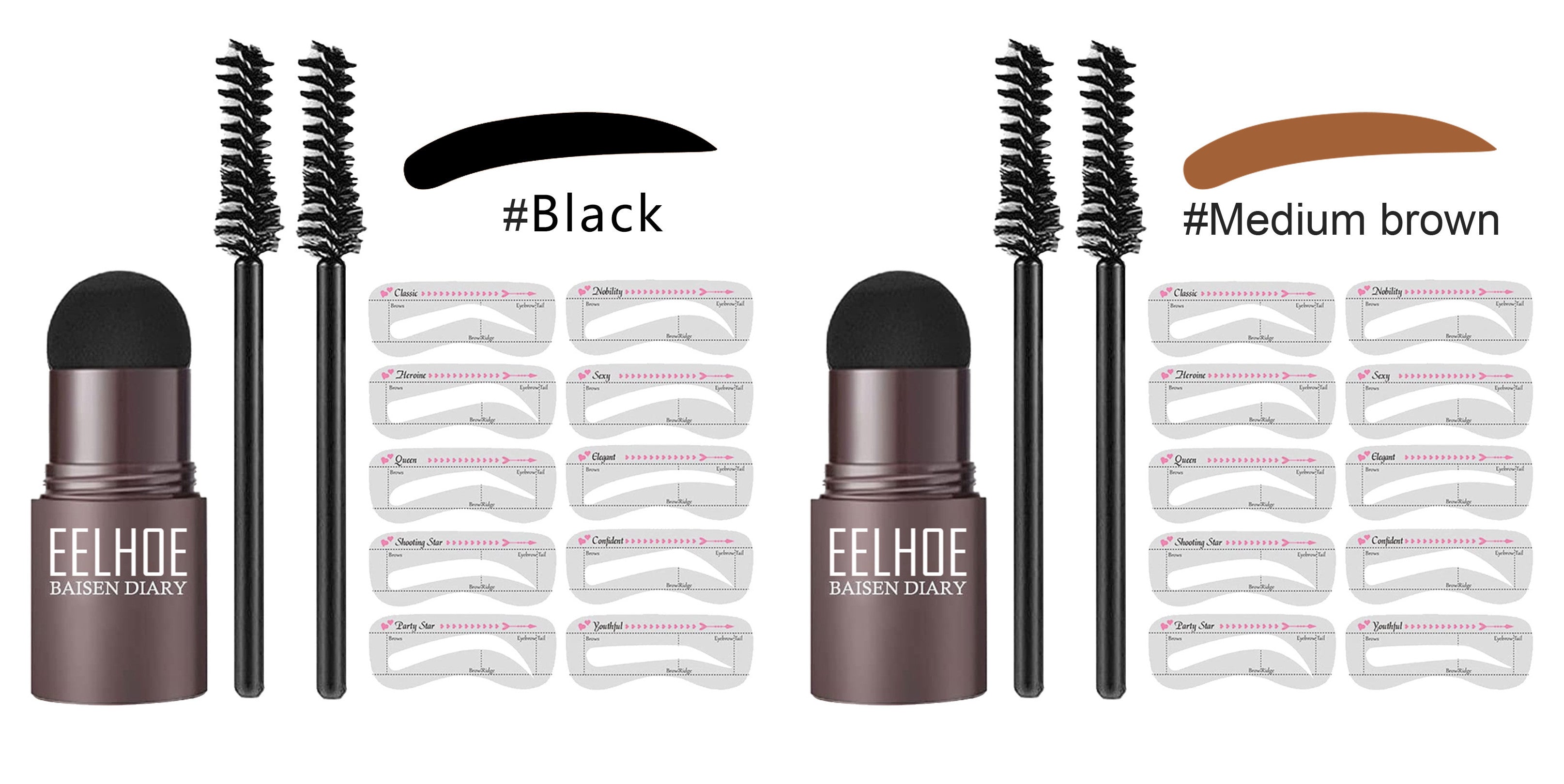 Eyebrow Mold Set Makeup Powder Eyebrow Mold Set Makeup Powder